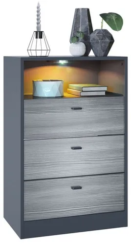 Vladon Kommode Pino V2 in grau von Vladon