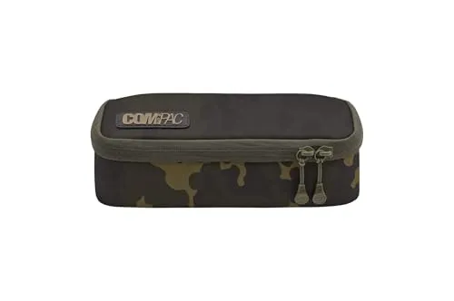 Korda Compac Spool Case Narrow Dark Kamo 22x8,5x8cm - Angeltasche, Zubehörtasche, Transporttasche