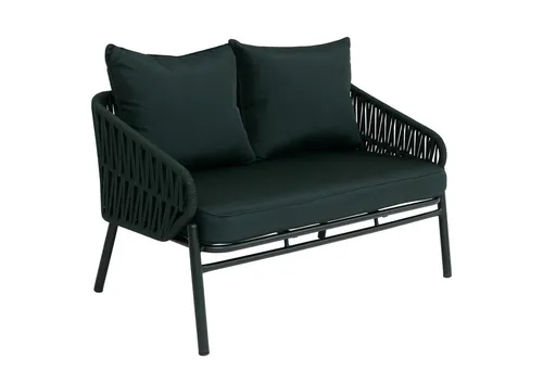 PROREGAL Aluminium-Gartenbank | Komfortables Gartensofa für Outdoor-Bereich