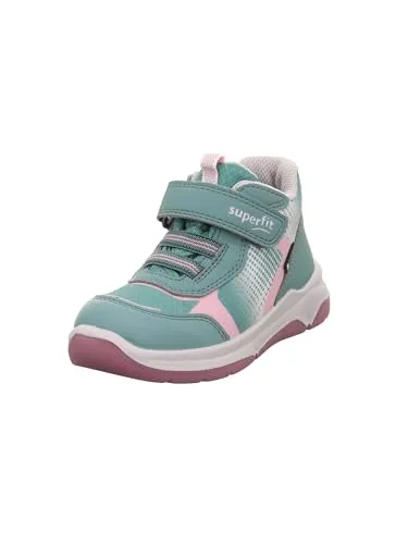 Superfit Cooper grün/rosa (7010) 33 - Sneaker für Kinder, wasserdicht und atmungsaktiv dank GORE-TEX Membrane, ideal für Freizeit und Abenteuer, mit reflektierenden Elementen für mehr Sicherheit.