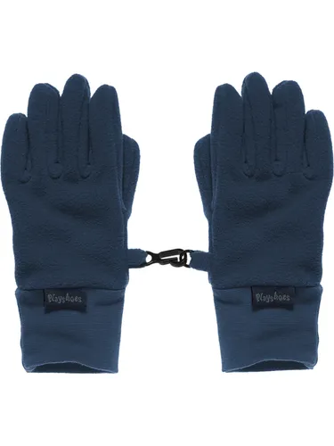 Playshoes Fleece-Handschuhee in Dunkelblau, Größe 134-146, Blau, Kinder