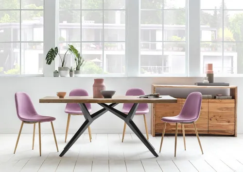 SIT Esstisch Tables - Shabby Chic mit elegantem Metallgestell - Esstisch im Shabby Chic-Stil mit elegantem Metallgestell und massiver Holzplatte. Ideal für ein stilvolles Esszimmer mit natürlichem Charme und FSC®-zertifiziertem Holz.