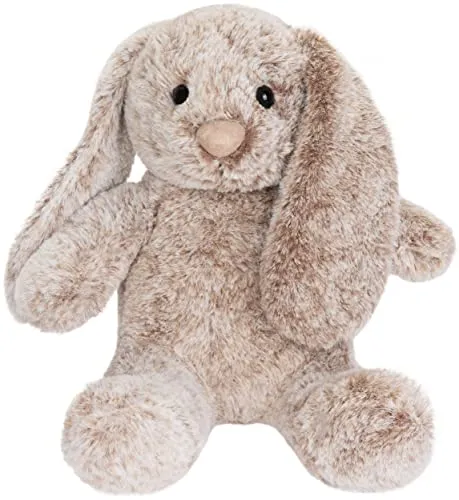 BRUBAKER Hase Kuscheltier mit Schlappohren - 28 cm Plüschhase für Kinder - Stofftier Kuschelhase - Plüschtier Grau Braun