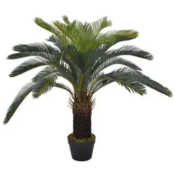 vidaXL Künstliche Cycas-Palme 90 cm mit Topf