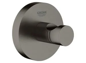 GROHE Essentials Bademantelhaken 40364001, Accessoires - Handtuchhalter mit verdeckter Befestigung und GROHE StarLight Chromoberfläche für eine elegante und langlebige Optik.