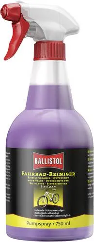 Ballistol BikeClean Fahrradreiniger 28160 750ml - Effektiver Fahrradreiniger für eine mühelose Reinigung und Pflege. Hält Ihr Fahrrad in bestem Zustand und sorgt für langanhaltende Freude am Fahren.