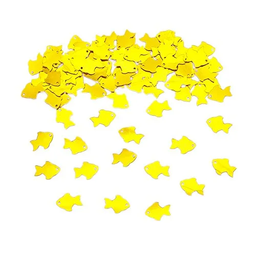 Oblique Unique® Fisch Konfetti Gold Streu Deko Tischdekoration