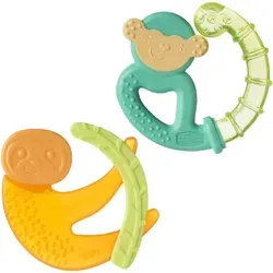 Chicco Fresh Monkey Beißring 4 m+ Turquoise 1 St.