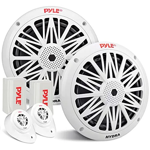 Pyle PLMR6LEB Lautsprecher mit LED-Beleuchtung