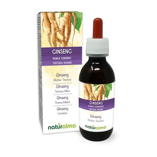 Ginseng (Panax ginseng) Wurzeln Alkoholfreier Urtinktur Naturalma
