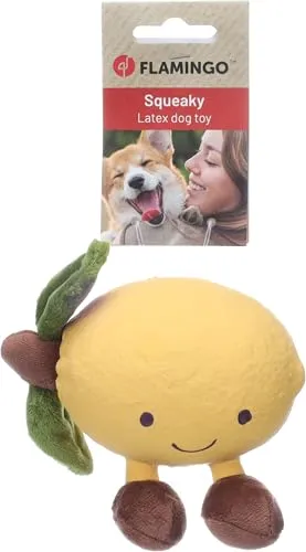 Flamingo Spielzeug CITRI Zitrone L GELB 12,5x14x7,5CM