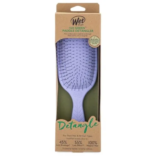 Wet Brush Go Green Paddle Detangler Haarbürste Lavendel Imperfect Box