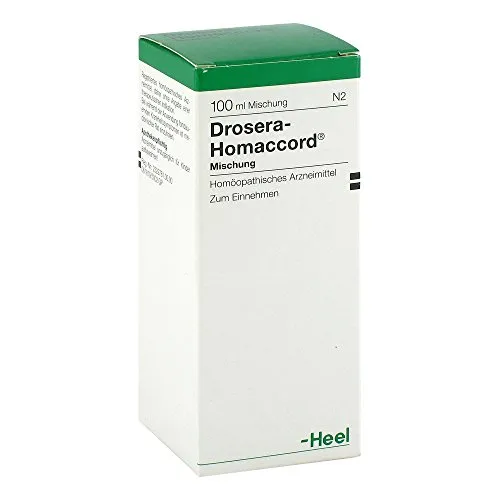 DROSERA HOMACCORD Tropfen 100 ml - Homöopathische Einzelwirkstoffe zur Unterstützung bei Atemwegserkrankungen, ideal für eine natürliche Linderung von Husten und Bronchitis.