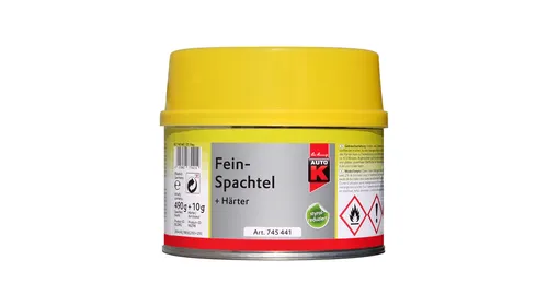 Auto K Feinspachtel 500g Spachtelmasse Kunststoff Metall Keramik inkl. Härter