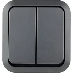 AquaStorm Serienschalter Aufputz grau - 81 x 75 x 60 mm in grau von REV Ritter