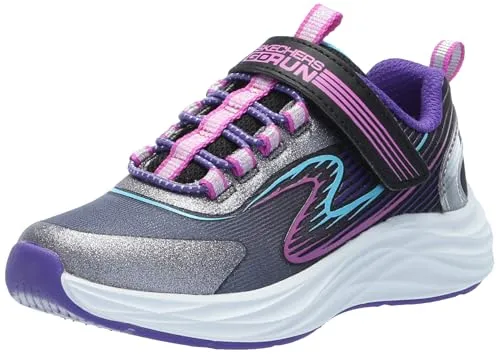 Skechers GO-Run Accelerate 303920L/BKMT Mädchen Klettverschluss/Slipper Halbschuh, Größe 28