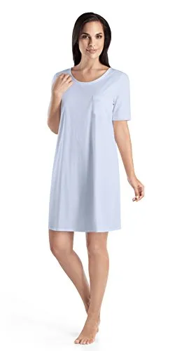 HANRO Damen Nachthemd 1/2 Arm Cotton Deluxe von HANRO