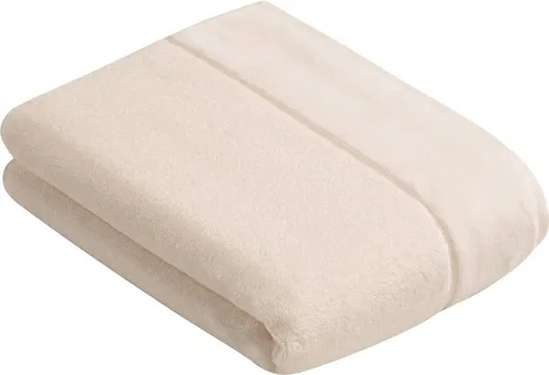 Vossen Badetuch Pure - Elegantes Frottierhandtuch - Badetuch aus hochwertiger Baumwolle, vegan und mit eleganter Veloursbordüre. Perfekt für ein angenehmes Hautgefühl und ein stilvolles Badezimmer.