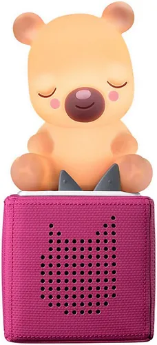 tonies Schlummerbär Nachtlicht-Tonie für Toniebox - Beruhigende Melodien & Gute Nacht Geschichten, LED-Nachtlicht mit 4 Helligkeitsstufen und Timer, ideal für Kinder ab 3 Jahren