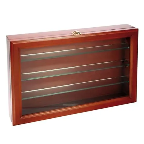 Holzvitrine MIDI für Mineralien