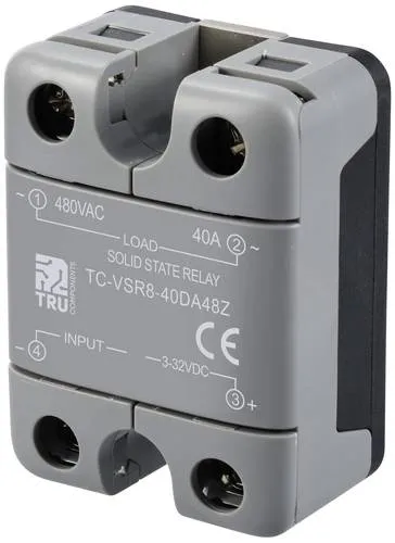 TRU COMPONENTS Halbleiterrelais TC-12705360 40A Schaltspannung (max.): 480 V/AC Nullspannungsschaltend 1St.