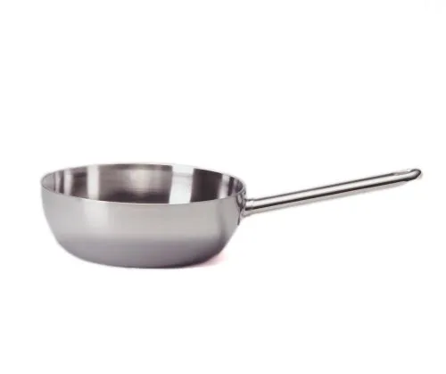 Demeyere Apollo 7 Conische Sauteuse 20cm (54920) - Hochwertige 20 cm Sauteuse aus 7-Schichten-Edelstahl für optimale Wärmeverteilung, ideal zum Zubereiten von Saucen und empfindlichen Gerichten. Geeignet für alle Herdarten, inklusive Induktion.