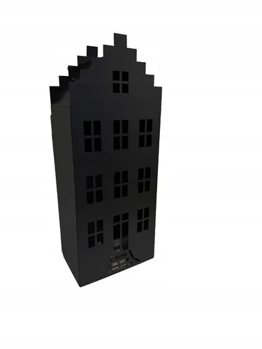 LATERNE HAUS FÜHRTE KERZE LATERNE GROSS SCHWARZ LOFT LATERNE 45 CM METALL