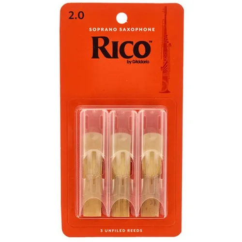 DAddario Woodwinds Rico Soprano 2.0 - 3-Pack