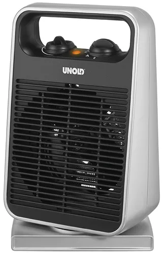 Unold 86116 Rotate Heizlüfter - Heizgerät mit 4 Heizstufen und Oszillation für gleichmäßige Wärmeverteilung, ideal für Wohnräume und Büros.
