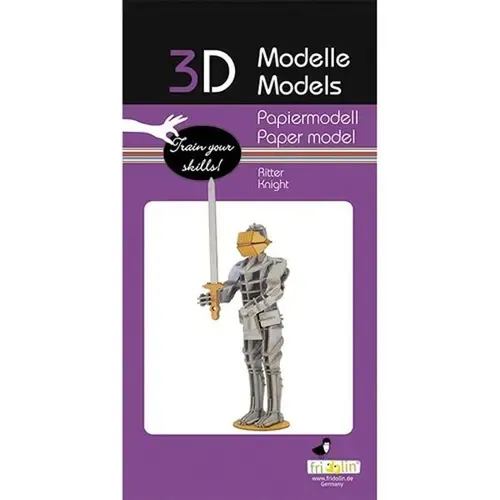 3D Papiermodell Ritter von Fridolin von Fridolin