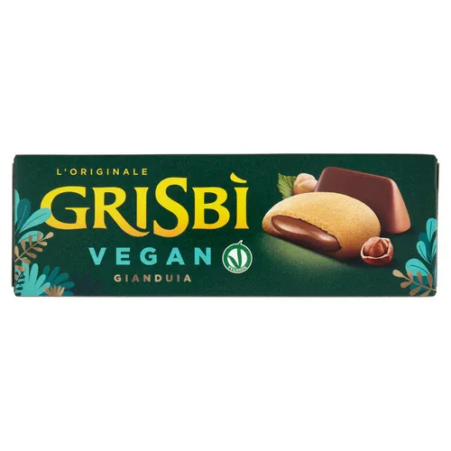 Grisbi Vegan Gianduia, Kekse Shortbread gefüllt Veganer Gianduiacreme 135g