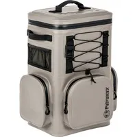 Kühlrucksack 17 Liter - Beige - Kühlboxen & Kühltaschen mit 17 Litern Kapazität, ideal für Ausflüge, hält Lebensmittel und Getränke passiv kühl und frisch.