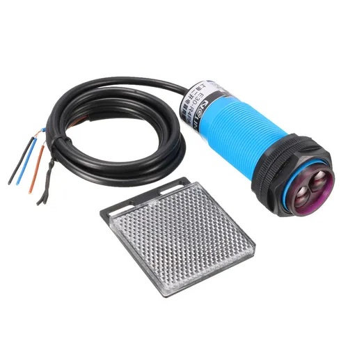 E30-R4PA PNP 3-Drähte 1-4m Sensor Lichtschranke 10-36V DC w Reflektor