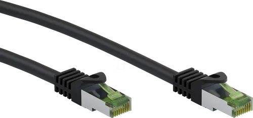 Goobay 61094 - CAT 8.1 Netzwerkkabel LAN Kabel, Highspeed 40Gbits Patchkabel mit S/FTP PiMF Schirmung, ideal für leistungsstarke Ethernet-Netzwerke