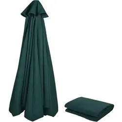 Sonnenschirm Ersatzbezug 350cm 8 350 cm 8 streben Dunkelgrün
