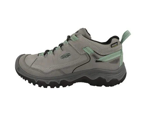 Keen Targhee IV WP Damen Outdoorschuh - Wanderschuhe mit hochwertigem Nubukleder und atmungsaktivem Meshfutter für angenehmes Fußklima. Profilierte KEEN.RUGGED-Außensohle sorgt für optimale Traktion auf jedem Terrain.