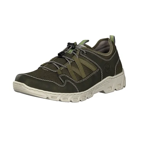 Rieker 14555 Grün EU42 - Bequeme Herren-Schnürhalbschuhe - Herren-Schnürhalbschuhe mit angenehmem Tragekomfort, aus qualitativ hochwertigen Materialien für eine lange Lebensdauer.