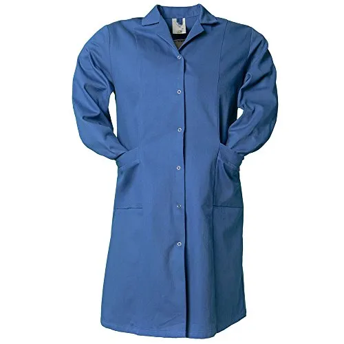 Damen-Mantel 1681 kornblau - Größe 54, ideal für Berufsalltag - Arbeits- & Schutzkleidung, hochwertiger Berufsmantel in kornblau für optimalen Tragekomfort und professionelle Erscheinung.