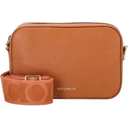 Tebe - Umhängetasche S 19 cm (crab) - Elegante Camera Bag Tebe aus hochwertigem genarbtem Leder, kombiniert Funktionalität und Stil. Verstellbarer Schulterriemen und sicherer Reißverschluss machen sie zum idealen Begleiter für jeden Anlass.
