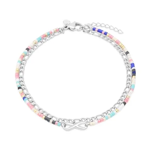 s.Oliver Elegante Fußkette aus Edelstahl in silber von s.Oliver
