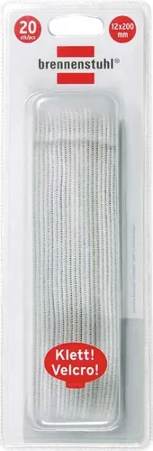 Brennenstuhl Klett-Kabelbinder weiß 12mm x 200mm , 1164330