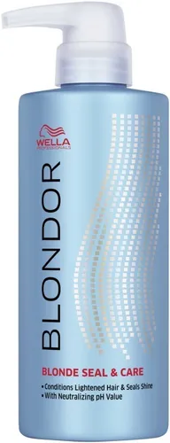 Wella Blondor Blonde Seal und Care 500ml - Färbemittel für alle Haartypen, 500ml Cremeformulierung ohne Tierversuche, ideal für strahlende Blondtöne und intensive Pflege.