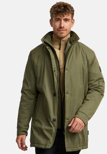 Indicode Winterjacke INOklaho - Modische Kurzmantel für kühle Tage, mit hochwertiger Materialmischung für Komfort und Strapazierfähigkeit. Der hohe Stehkragen schützt vor Wind und verleiht einen eleganten Look.