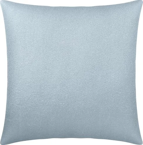 Erwin Müller Kuschelkissenbezug, Kissenhülle Nürnberg Doppel-Jersey, hellblau Größe 40x40 cm - strapazierfest, temperaturausgleichend, mit Reißverschluss