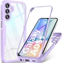 Hülle A05s 360 Rundumschutz Stoßfest Case Samsung A05s Lila