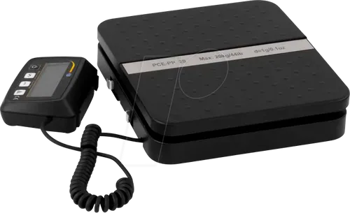 PCE PP 20 - Tischwaage PCE-PP 20 - Präzise Tischwaage mit aufklappbarer Wiegeplattform und Stückzählfunktion, ideal für den flexiblen Einsatz im Büro oder Labor.