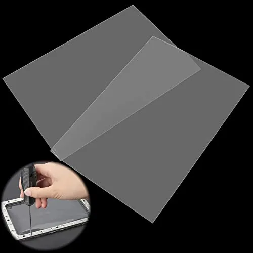 FEP Folie Film 3D Drucker Zubehör - 2 Stücke 140 x 200 x 0,15mm Dicke Transparent Trennblatt für Photon Harz UV LCD 3D Drucker Oder SLA DLP für ELEGOO Mars, Mars Pro, Mars 2, Mars 2 Pro, Mars 3