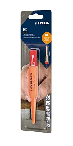 Produktbild LYRA Blister Ink Tieflochmarker rot