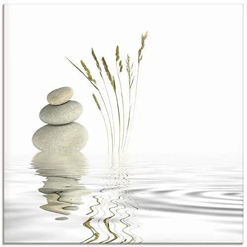 Artland Glasbild Zen Friede von ARTland