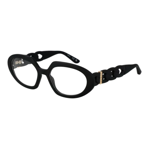 Guess Brillenfassung GU50117 002 54 für Damen - Damen Brillenfassung in elegantem Schwarz, ideal für modische Akzente. Mit Original-Etui und ovalem Design, perfekt für den täglichen Gebrauch.